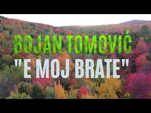 BOJAN TOMOVIĆ - E MOJ BRATE ( OFFICIAL AUDIO 2025)